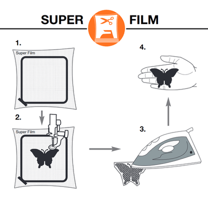 Madeira Embroidery Backing And Stabiliser Madeira Super Film Iron Away Embroidery Backing  - The Sewing Studio