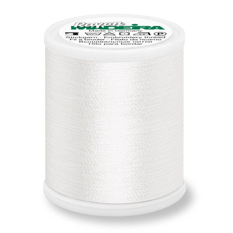 Madeira Threads Madeira Thread Rayon No.40 Whites  - The Sewing Studio