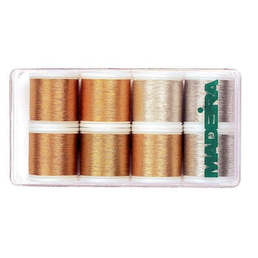 Madeira Threads Gift Box, Metallic, Heavy Metal: 8 x 200m: Spools  - The Sewing Studio for sale UK - The Sewing Studio