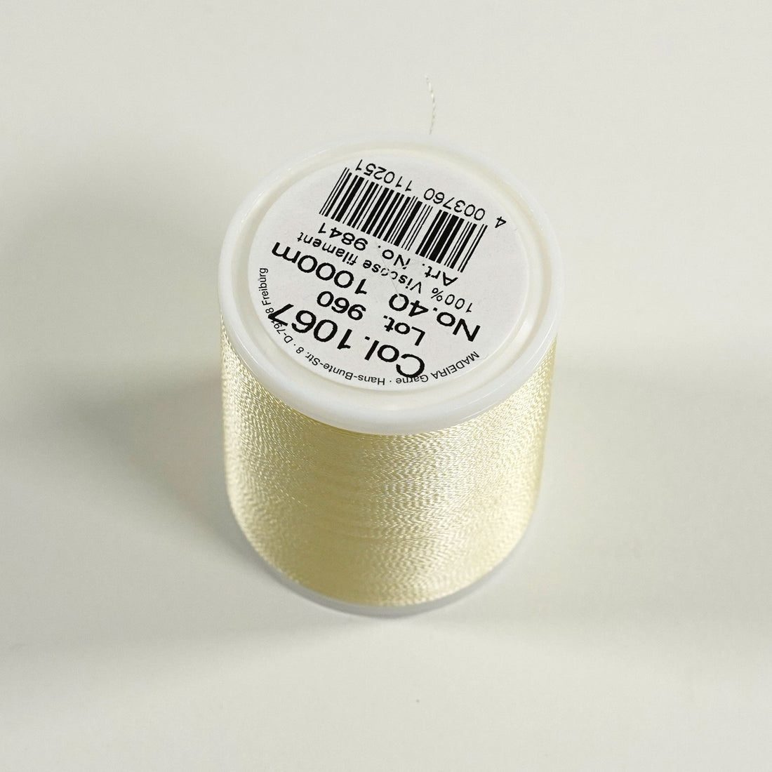 Madeira Threads Madeira Thread Rayon No.40 Whites  - The Sewing Studio