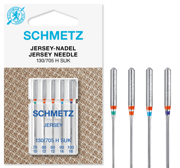 Schmetz Sewing Machine Needles Jersey Assorted Pack of 5