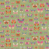 Makower Luxe Butterflies Green 2613-G Main Image