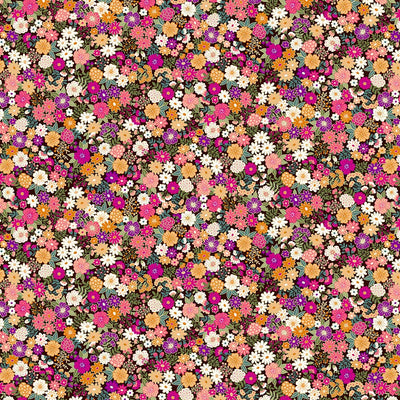 Makower Luxe Mini Floral Pink 2616-P Main Image