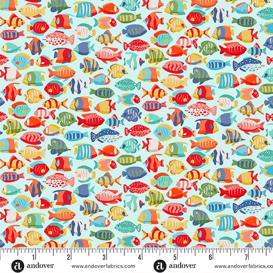 Makower Fabric Makower Fabric Deep Blue Sea  - The Sewing Studio