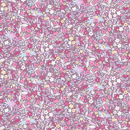 Multi-coloured Floral Makower Fabric Makower Dance Class - The Sewing Studio
