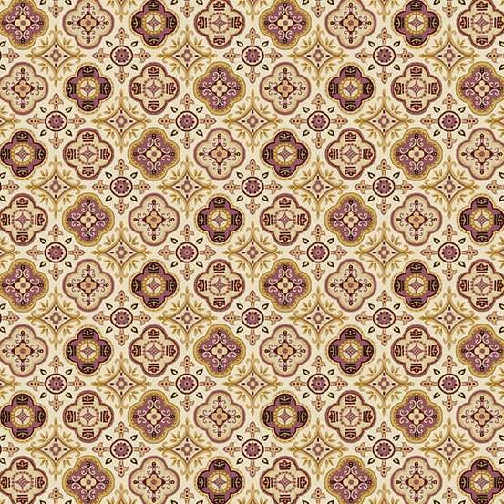 Creams and Naturals Classic Prints Makower Fabric Makower Kindred - The Sewing Studio