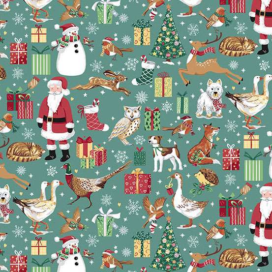 Makower Fabric Makower Country Christmas  - The Sewing Studio