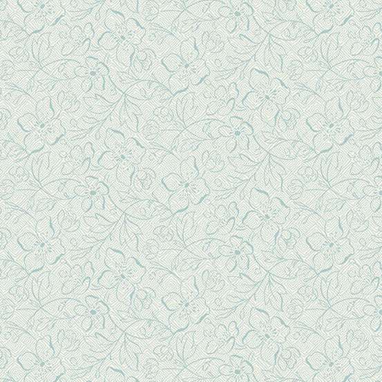 White Floral Makower Fabric Makower Special Delivery - The Sewing Studio