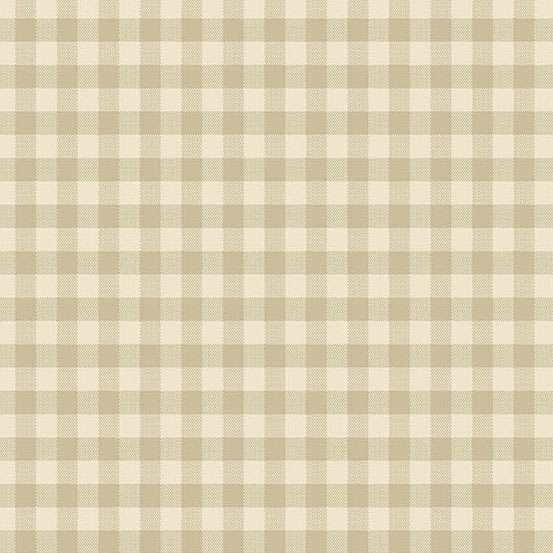 Creams and Naturals Gingham Makower Fabric Makower Special Delivery - The Sewing Studio