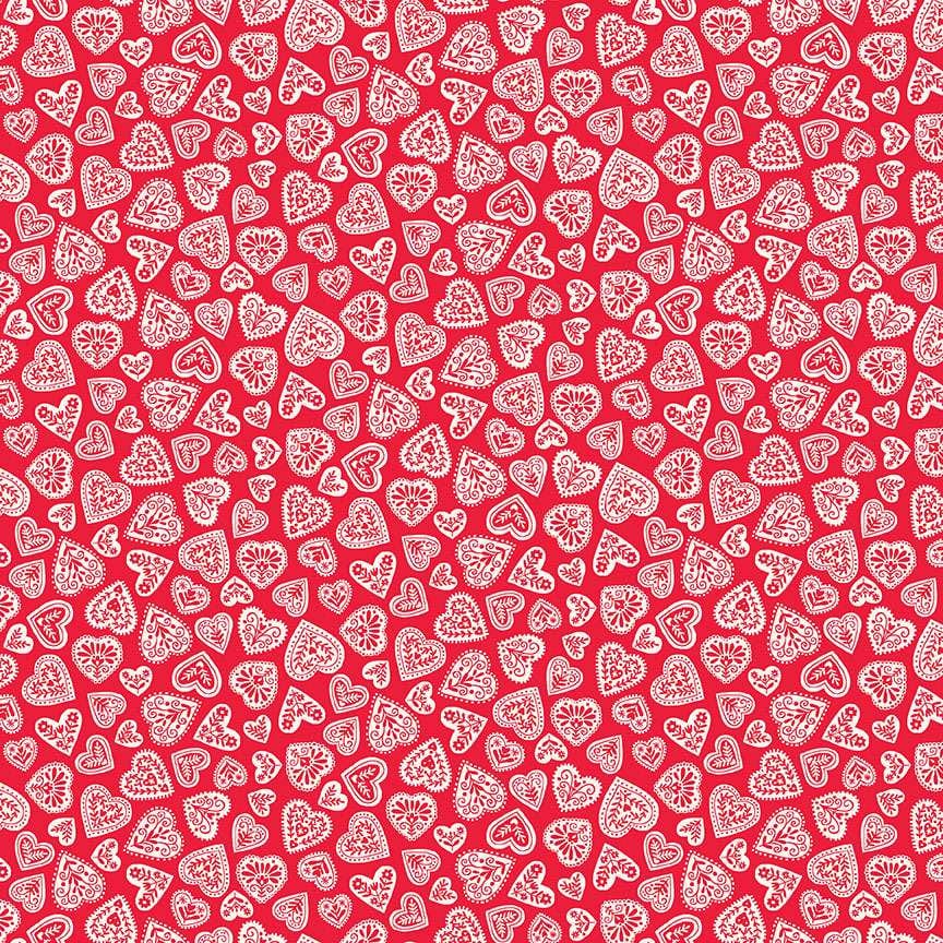 Makower Fabric Makower Christmas Fabric Scandi  - The Sewing Studio