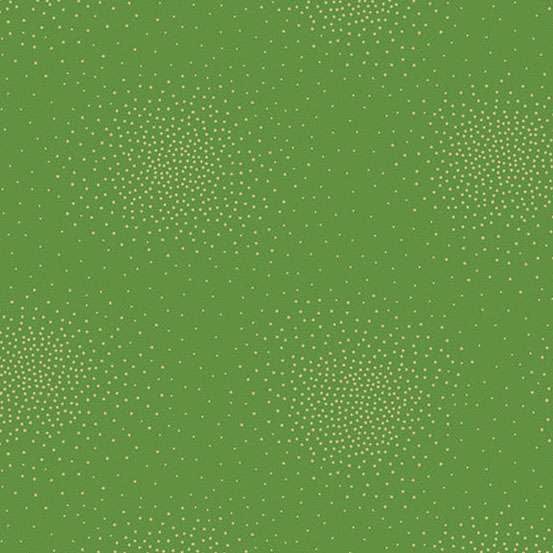 Green Blender Makower Fabric Makower Spritz Metallic Fabric - The Sewing Studio