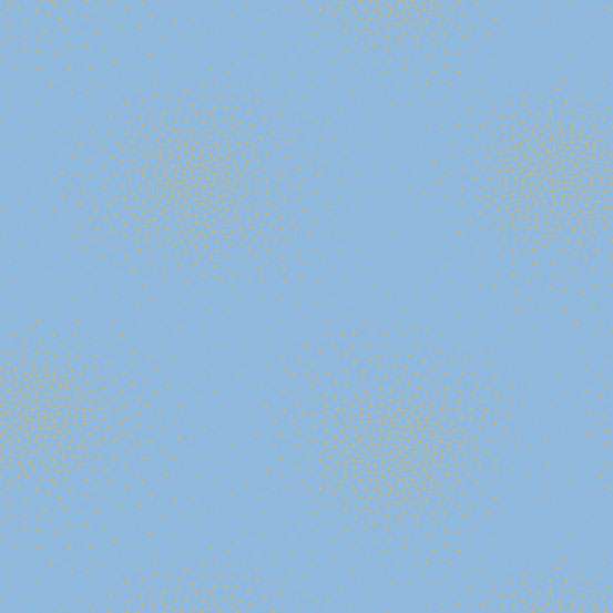 Blue Blender Makower Fabric Makower Spritz Metallic Fabric - The Sewing Studio