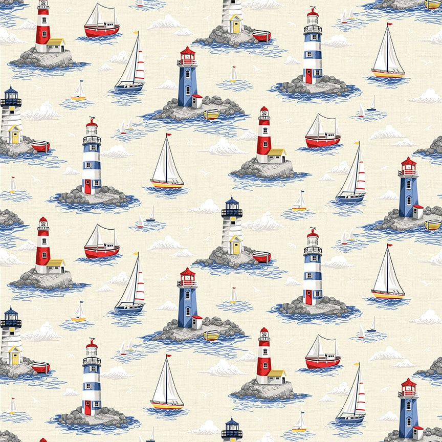 Makower Fabric Makower Nautical  - The Sewing Studio