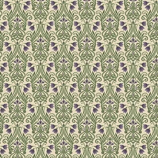 Creams and Naturals Floral Makower Fabric Makower Kindred - The Sewing Studio