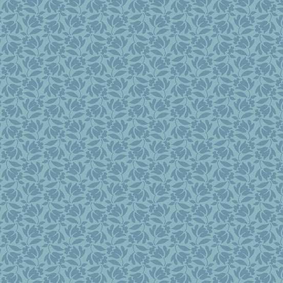 Blue Floral Makower Fabric Makower Special Delivery - The Sewing Studio
