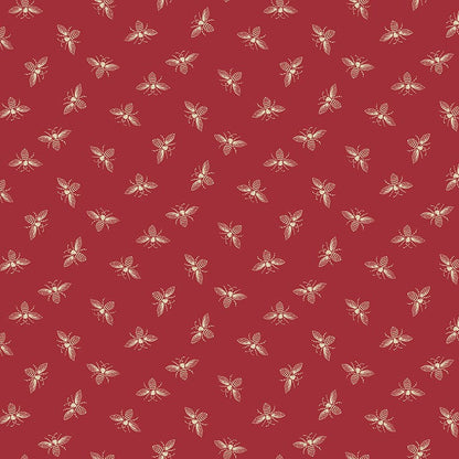 Makower Fabric Makower Petite Beehive Bee Apple 2-1316R  - The Sewing Studio
