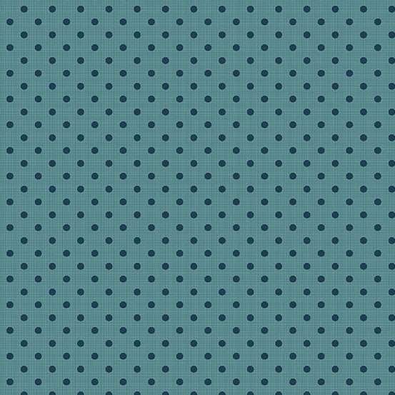 Blue Spots and Dots Makower Fabric Makower Quiltessentials Minis - The Sewing Studio
