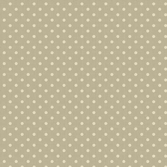 Creams and Naturals Spots and Dots Makower Fabric Makower Quiltessentials Minis - The Sewing Studio