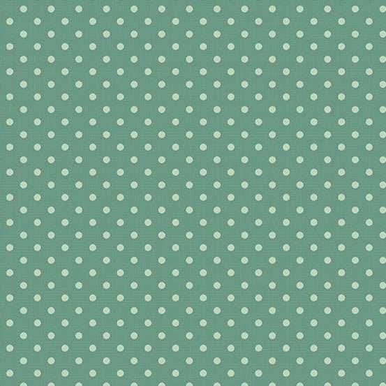 Green Spots and Dots Makower Fabric Makower Quiltessentials Minis - The Sewing Studio