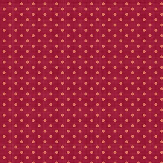 Red Spots and Dots Makower Fabric Makower Quiltessentials Minis - The Sewing Studio