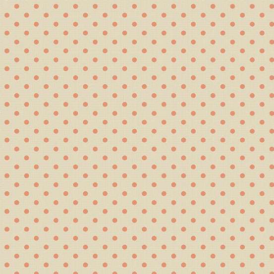 Creams and Naturals Spots and Dots Makower Fabric Makower Quiltessentials Minis - The Sewing Studio