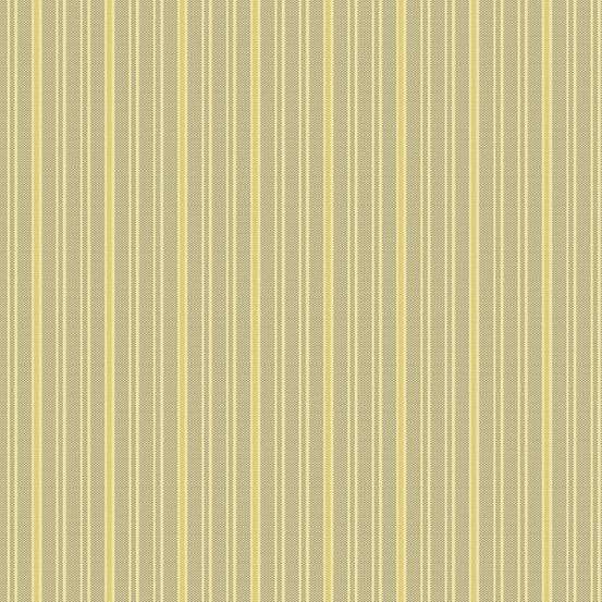 Yellow Stripes Makower Fabric Makower Quiltessentials Minis - The Sewing Studio