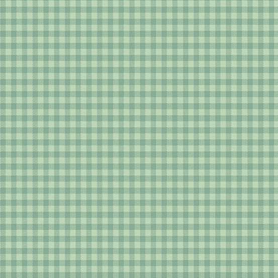Green Gingham Makower Fabric Makower Quiltessentials Minis - The Sewing Studio