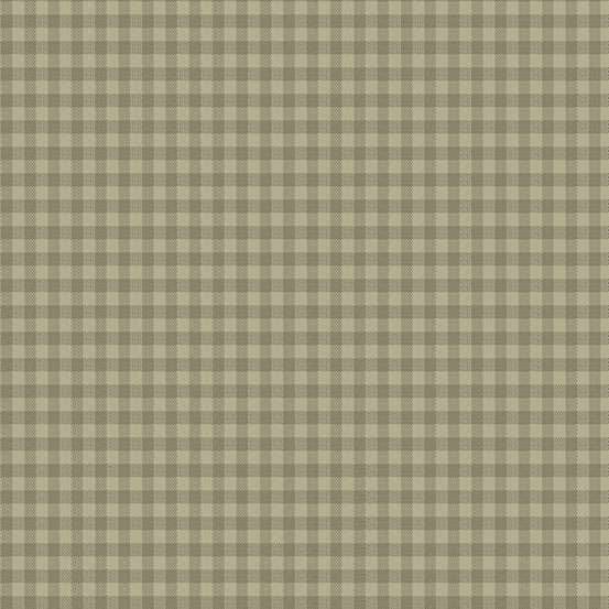 Brown Gingham Makower Fabric Makower Quiltessentials Minis - The Sewing Studio