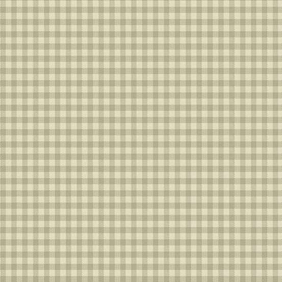 Creams and Naturals Gingham Makower Fabric Makower Quiltessentials Minis - The Sewing Studio