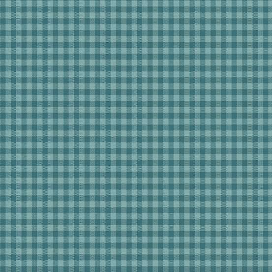 Blue Gingham Makower Fabric Makower Quiltessentials Minis - The Sewing Studio