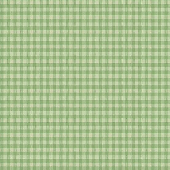 Green Gingham Makower Fabric Makower Quiltessentials Minis - The Sewing Studio