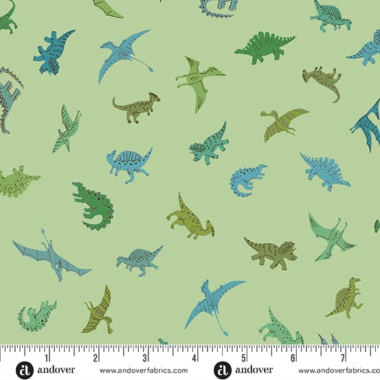 Makower Fabric Makower Fabric Prehistoric Dinosaur  - The Sewing Studio
