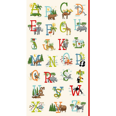 Makower Fabric Panels & Labels Makower ABC Around The World 2 Fabric Panel  - The Sewing Studio for sale UK - The Sewing Studio