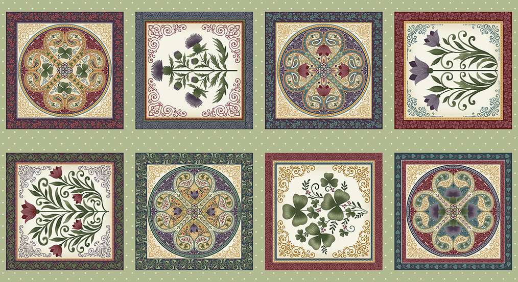 Makower Fabric Panels & Labels Makower Kindred Panel - The Sewing Studio