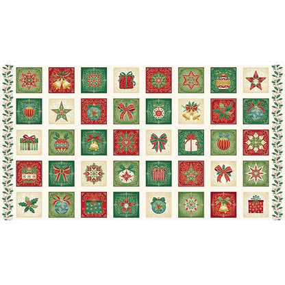 Makower Fabric Panels & Labels Makower Adorn Panels - The Sewing Studio