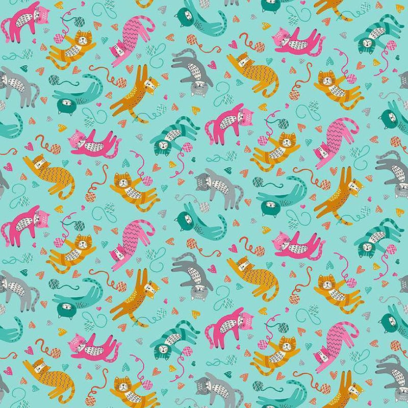 Makower Fabric Makower Whiskers  - The Sewing Studio