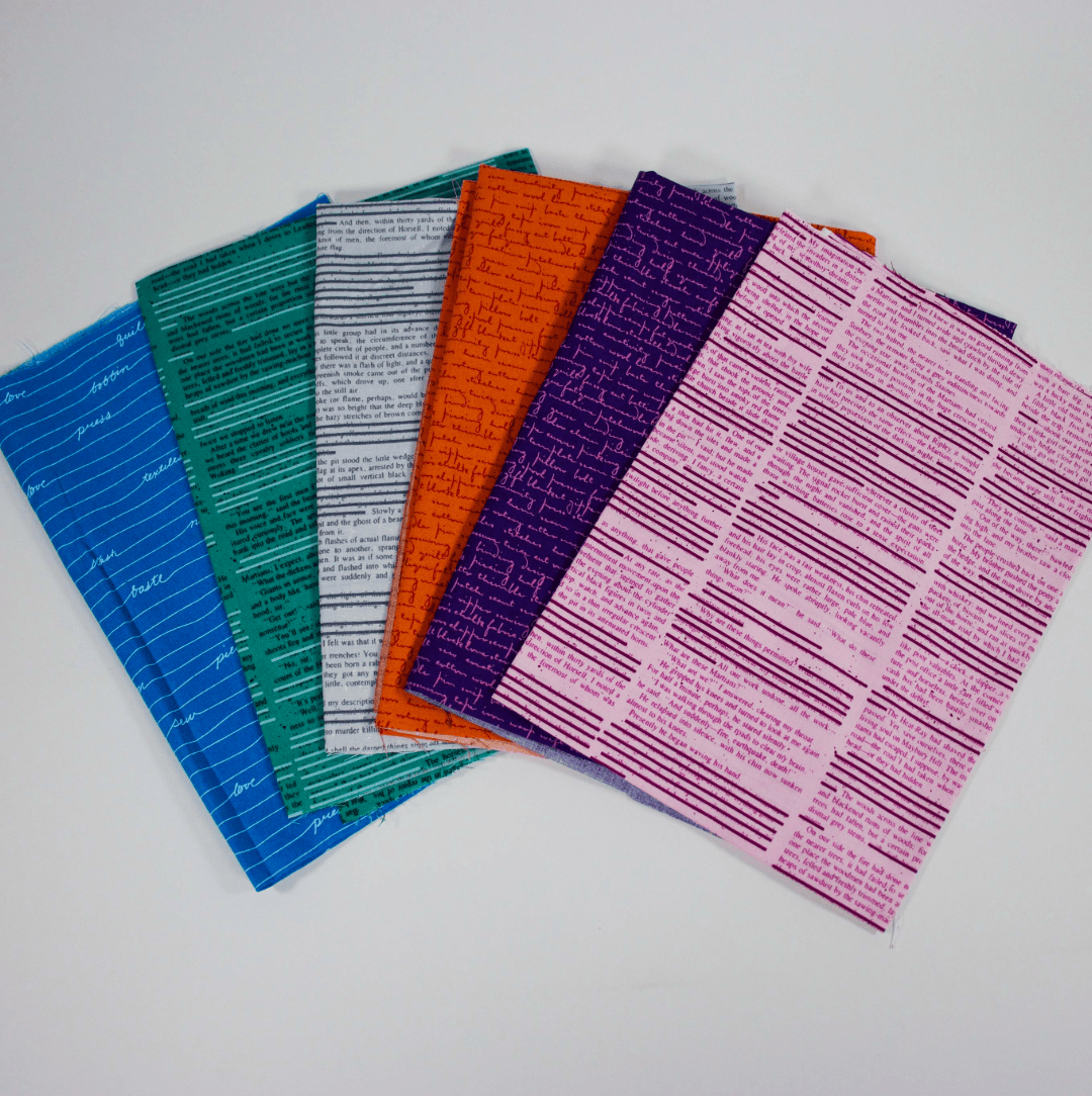 Makower Fabric Pre Cuts Makower Scrawl 6 Piece Fat Quarter Bundle - The Sewing Studio