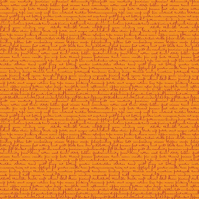 Quilty Words Tangerine 2-1214O