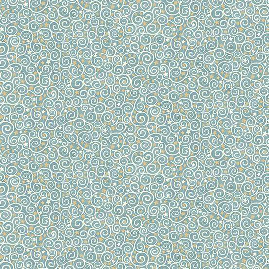 Blue Blender Makower Fabric Makower Charmed - The Sewing Studio