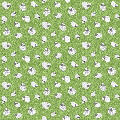 Green Farming, Animals, Childrens Makower Fabric Makower Fun on the Farm - The Sewing Studio