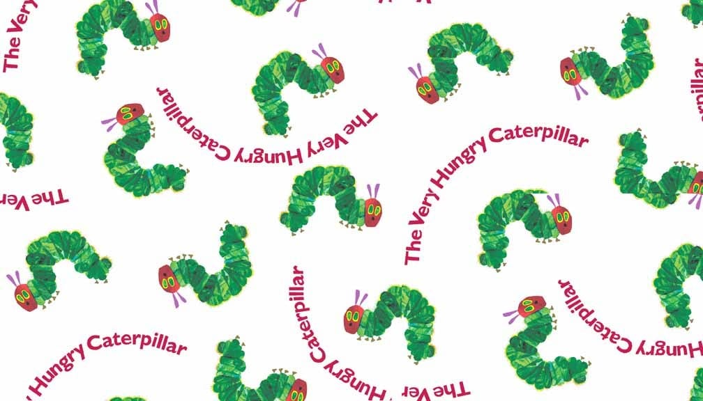 Makower Fabric Makower Very Hungry Caterpillar  - The Sewing Studio