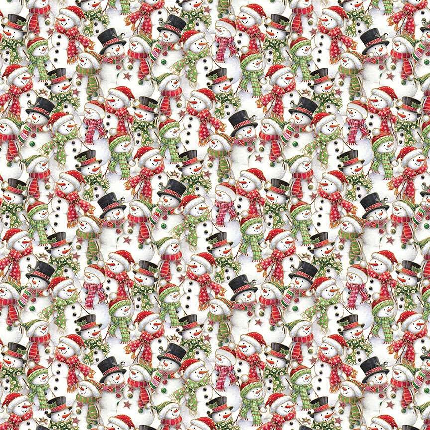 Makower Fabric Makower Christmas Fabric Jolly Saint Nick  - The Sewing Studio
