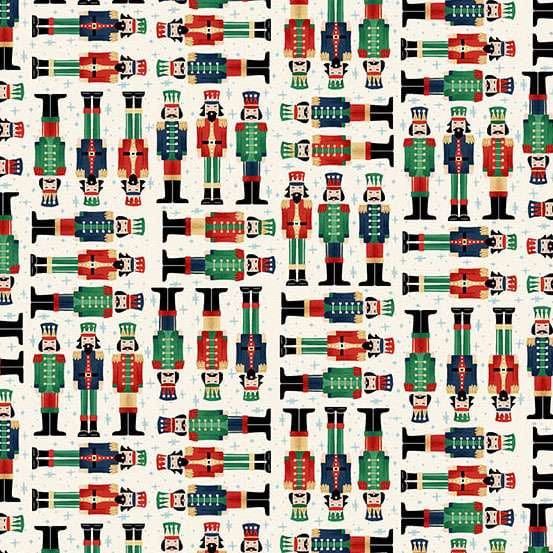 Multi-coloured Christmas Makower Fabric Makower The Nutcracker - The Sewing Studio