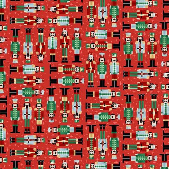 Multi-coloured Christmas Makower Fabric Makower The Nutcracker - The Sewing Studio