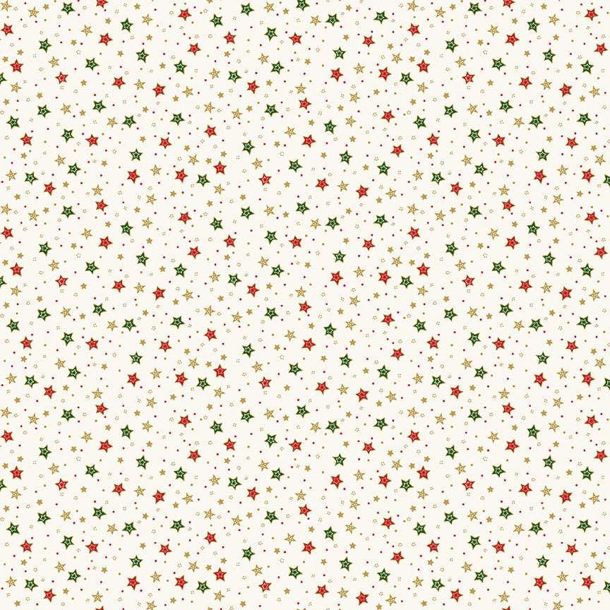 Makower Fabric Makower Christmas Fabric Jolly Saint Nick  - The Sewing Studio
