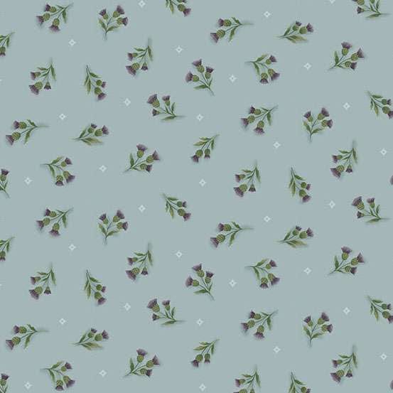 Blue Woodland and Nature Makower Fabric Makower Kindred - The Sewing Studio
