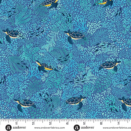 Makower Fabric Makower Fabric Deep Blue Sea  - The Sewing Studio