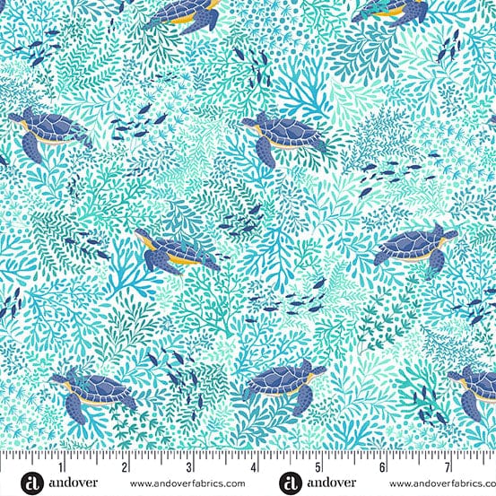 Makower Fabric Makower Fabric Deep Blue Sea  - The Sewing Studio