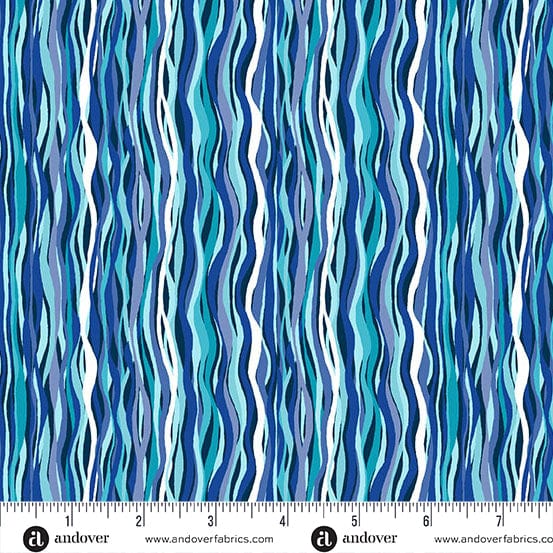 Makower Fabric Makower Fabric Deep Blue Sea  - The Sewing Studio