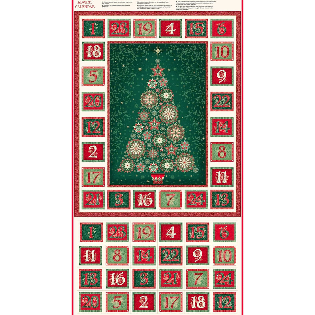 Makower Good Tidings Advent Panel Bundle